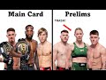 The ufc 304 full card was leaked and its trash