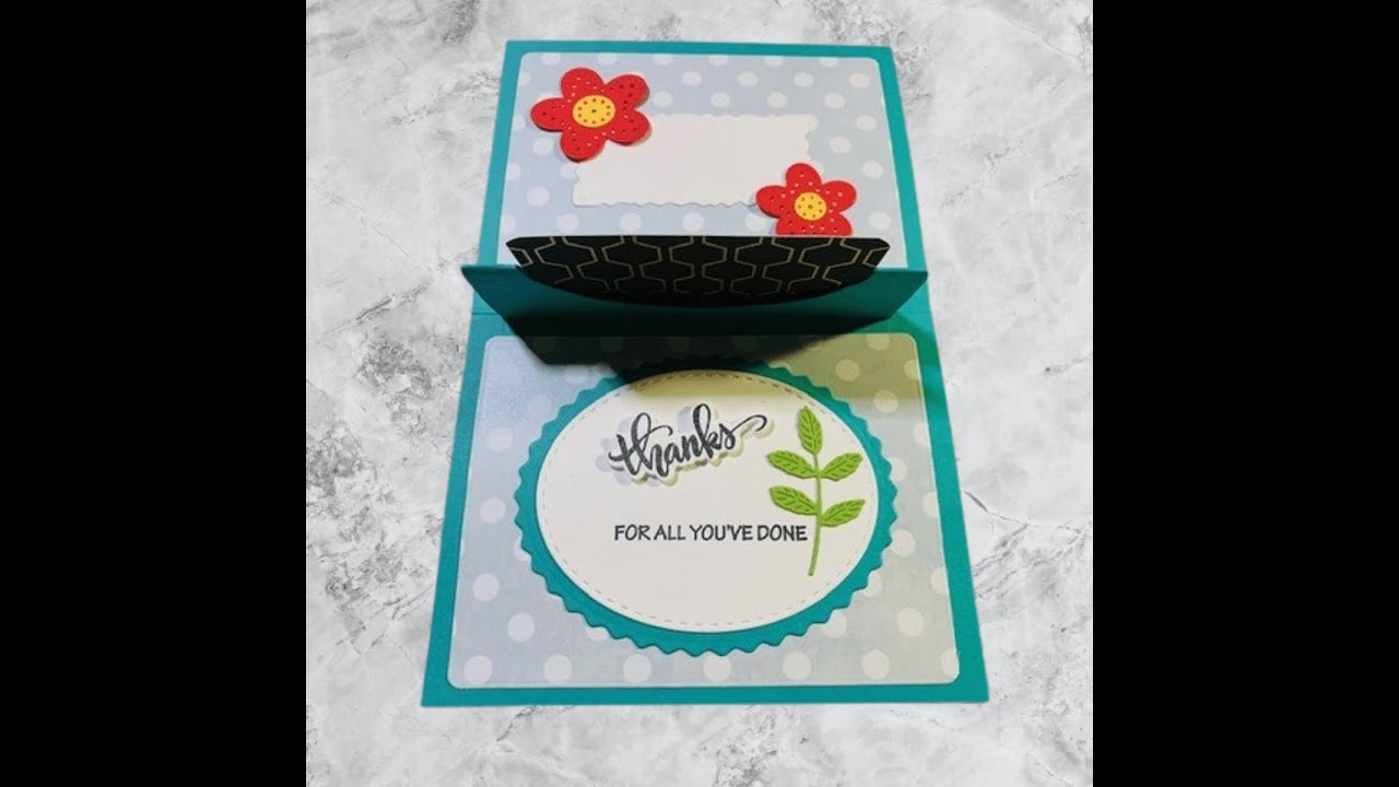 Spellbinders with Stampendous A2 Gift Card Holder & Envelope with All the Sentiments