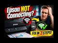 Epson Printer Not Connecting to WiFi? Fix in 3 Easy Steps | Epson Printer Offline Fix