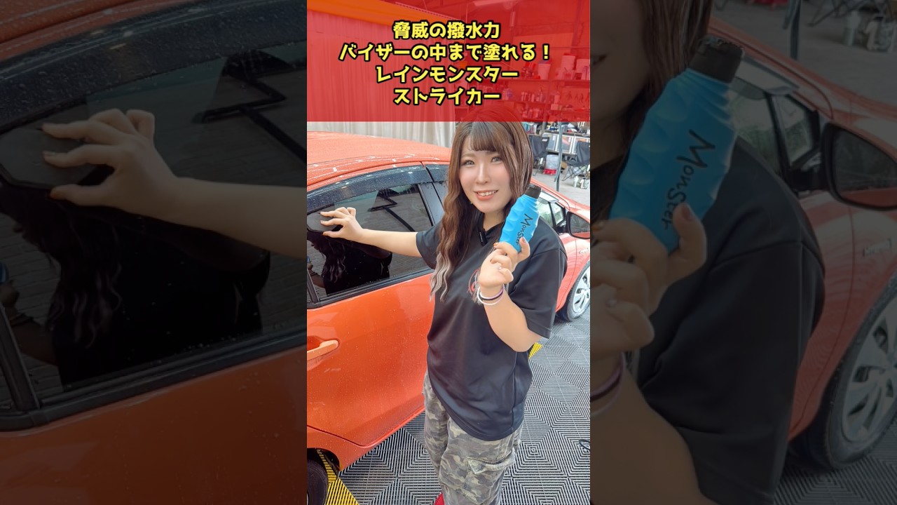 窓ガラス強撥水コーティングはレインモンスターが使いやすい!