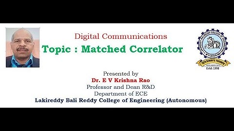 3 Matched Filter Correlator