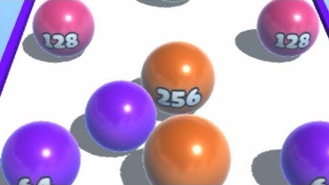 BALL MERGE 2048 - All Levels Gameplay IOS (Levels 105 -107).