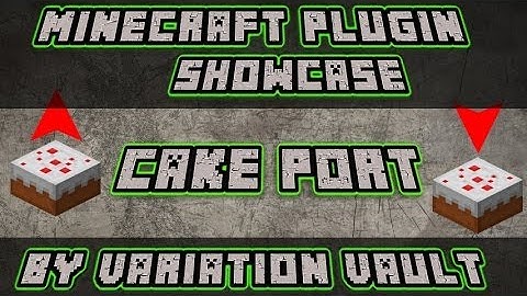 Minecraft Bukkit Plugin - CakePort - Teleport with cakes! Easy to use and setup