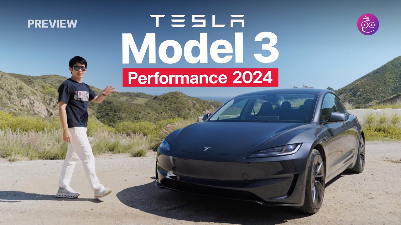 พรีวิวขับ Tesla Model 3 Performance 2024 ตัวแรง 510 ม้า 0-100 ใน 3.1s ช่วงล่างไฟฟ้าขับดีมาก #iMoD