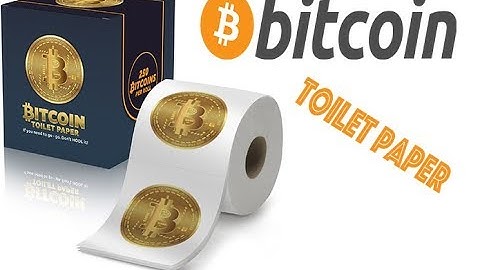 Bitcoin Toilet Paper - The Funniest Gag Gift For Crypto Traders & Haters