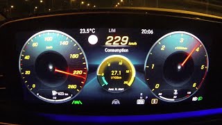2021 Mercedes GLE Coupe 400d 0-229 km/h full acceleration