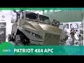 Excalibur Army Patriot (4 x 4) armoured personnel carrier (Indo Defence 2018)