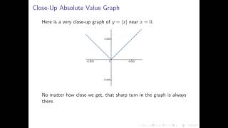 AP Calculus AB 2-07: Derivatives and Continuity