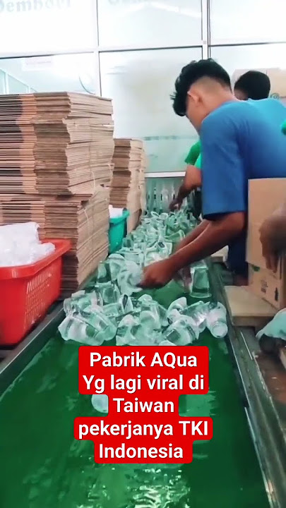 pabrik air minelar yg lagi viral di Taiwan pekerjanya TKI Indonesia #tkitaiwan #shortviral