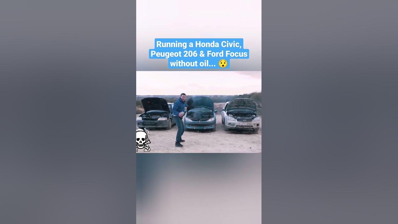 Running 3 cars with NO OIL! - YouTube