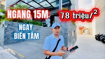 🔥 Đất đẹp gần biển Nha Trang mua tách lô hoặc xây đẹp mặt tiền 15 mét thông tiện ích 