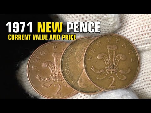 Find A Rare 1971 Two New Pence Queen Elizabeth Ii Coin