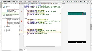 Android Learning - List View and Recycler View with Menu in Multiple Activities