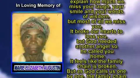 Marie Elizabeth Augustin mem