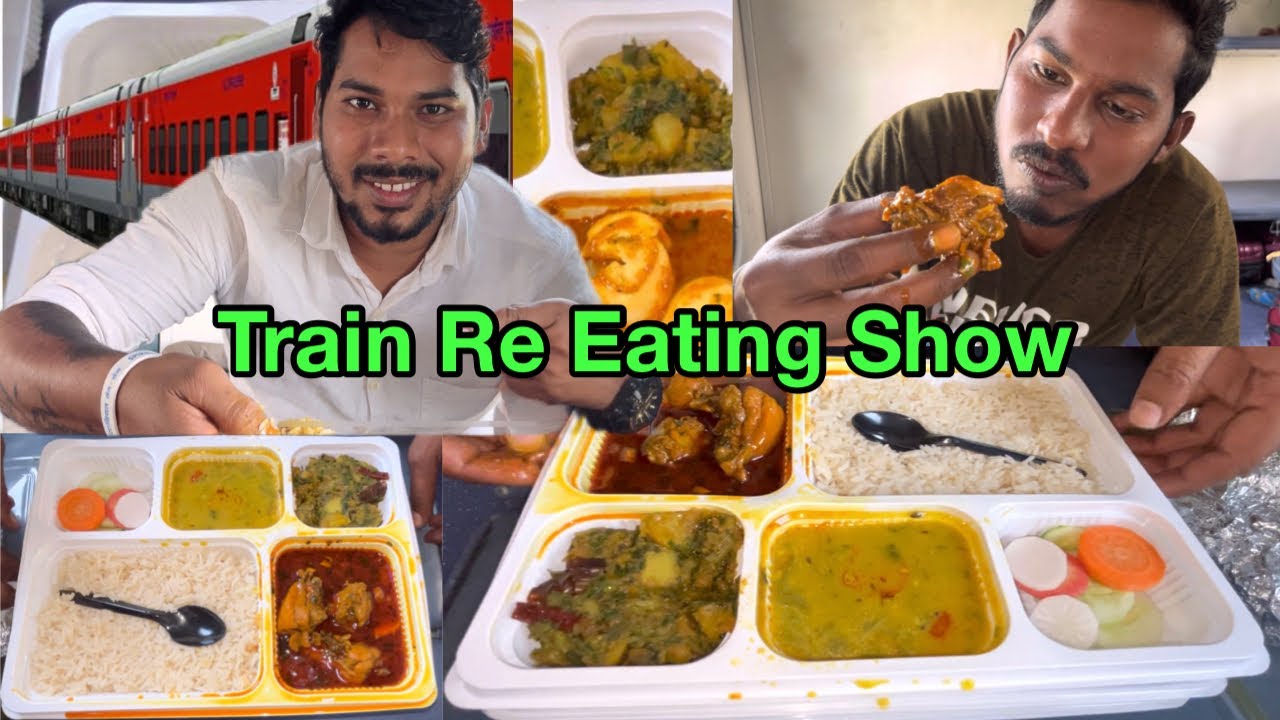 Hirakud Express Food Review || Chicken Meal Egg Meal Veg Meal || Eating Show ‌