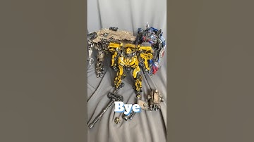 Bye luôn 🥲#TRANSFORMERS #robot #mohinh #toys #dochoi #figure #custom #review #battledamage