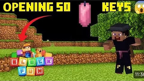 Open 64 party key in Minecraft server block fun    