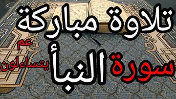 تلاوة مباركة من سورة النبأ / عم يتساءلون