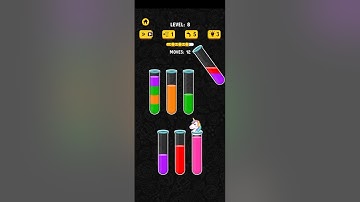 color water sort 3d level 8 gameplay walkthrough solution