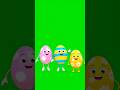 Easter Bunny Colourful eggs Green screen video | easter celebration green screen # #eastereggs