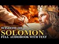 Sagesse de salomon  le livre manquant de salomon  livre audio complet avec texte kjv