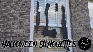 How to Make Halloween Silhouettes for Windows!