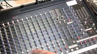 Looking at the basic signal routing for a console and outboard gear - Stage Left Audio
