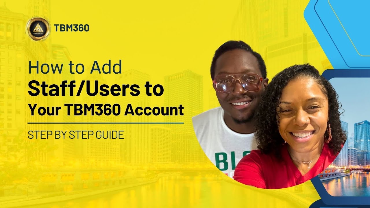 How to Add a Staff/Users to Your TBM360 Account