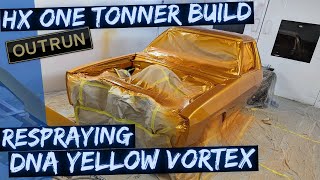 Respraying DNA Candy Yellow Vortex  HX One Tonner Build