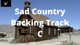 SAD COUNTRY BACKING TRACK IN C