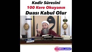 100 kere Kadir süresi @CubbeliAhmetHoca @CubbeliAhmetHocaorg Resimi