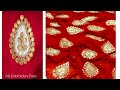 Very decent appilice patch design for bridal look with normal needle