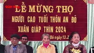 Năm 2024 thôn An Đô Mừng thọ các cụ cao tuổi