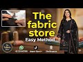 How to Stitch Designer Black Lawn Suit vlog | The Fabric Store with Rehman Hafeez