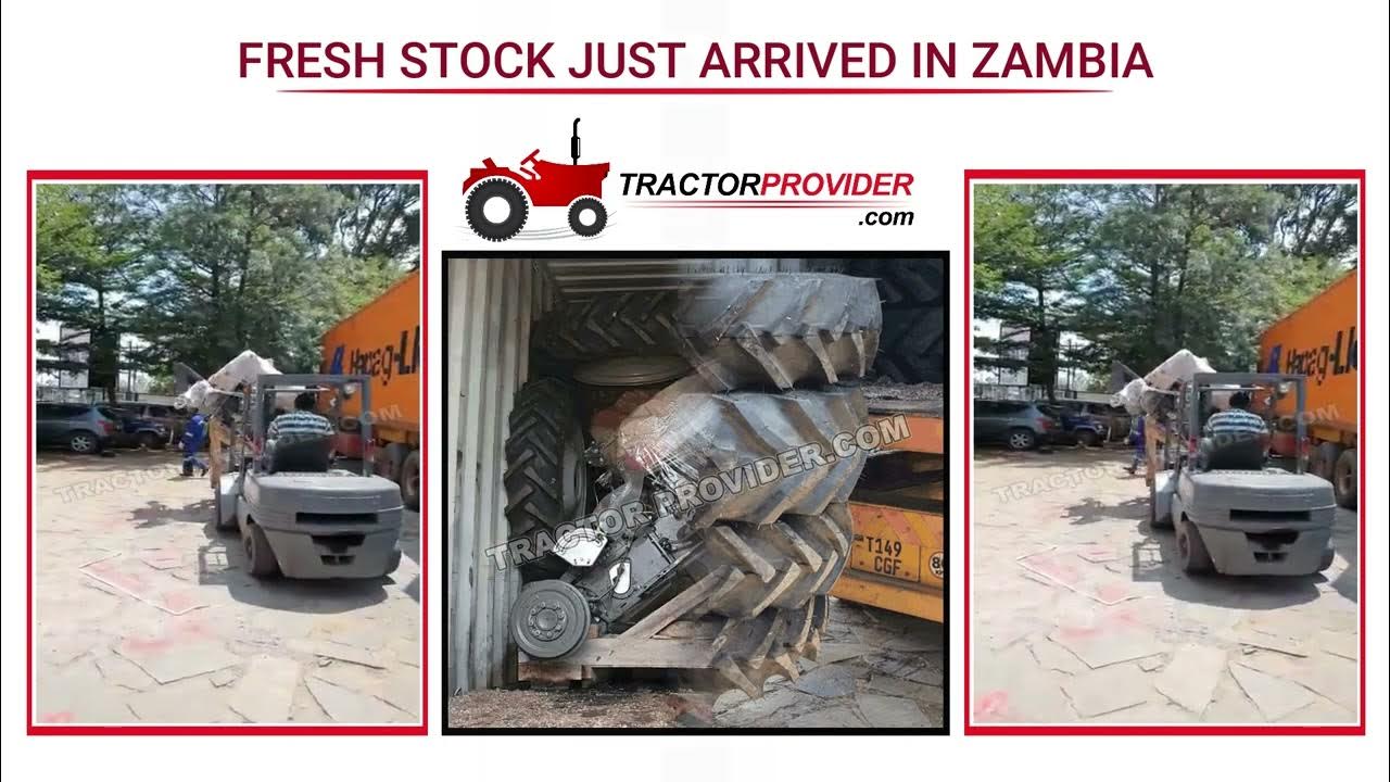 Tractor Parts Arrived at Tractor Provider Zambia's Yard Massey