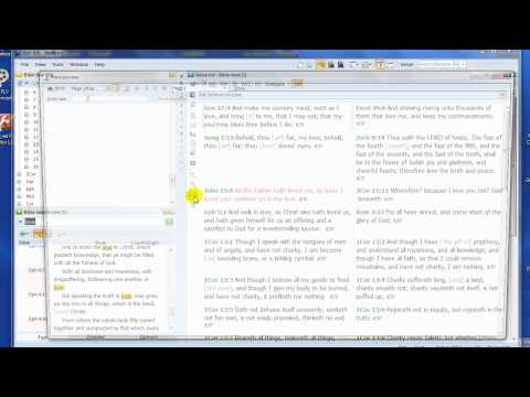 theWord - Best Free Bible Software - Tut 04 - Introducing the List Feature