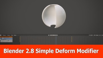 Blender 2.8 Simple Deform Modifier
