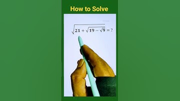 Square Roots Math Problem #maths #simplification