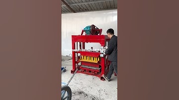 popular qtj4-40 small manual cement concrete hollow block making machine in africa