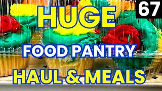 FRUGAL LIVING - Food Pantry Haul 2024 - Frugal Living Food Haul - FOOD BANK - Food Pantry Haul Video