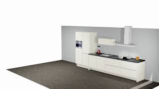 Witte Rechte Keuken Met Verdiept Werkblad Keuken Inspiratie Reddy Keukens Vianen
