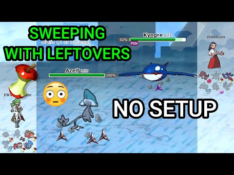 Leftovers Azelf Actually Swept! (Pokemon Showdown Random Battles) (High Ladder)