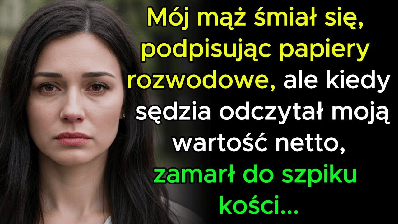 Siedziałam na sali sądowej, gdy mój mąż podpisał papiery rozwodowe i parsknął śmiechem: „Ola, jesteś żałosna”. Wszyscy to słyszeli, nawet sędzia uniosła brwi. Nie płakałam. Bo wiedziałam coś,...
