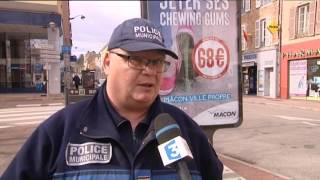 Mégots, Chewing-Gums, Papiers Mâcon Sévit Et Le Fait Savoir