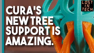 The Xmas Alpha Release of Cura contains new tree supports and it's a big deal..