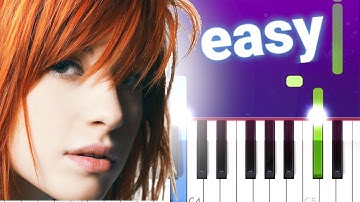 Paramore - The Only Exception (100% EASY PIANO TUTORIAL)