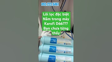 Bên trong máy lọc nước Karofi D66 có một lõi lọc mà ít người biết đến. Bạn đã biết chưa???