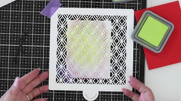 10 minute make: HH July Subscription Box Inspiration with Stencils