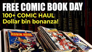 Free Comic Day Haul! 100+ Comic book BARGAINS and RARE FINDS!