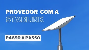 DA PRA MONTAR UM PROVEDOR DE INTERNET USANDO A STARLINK ,COMO FUNCIONA